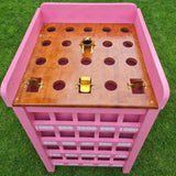 Sapo® Juego de Sapo - Version "STAR" pink rosa (original Peruanisches Spiel) / Frosch-Spiel