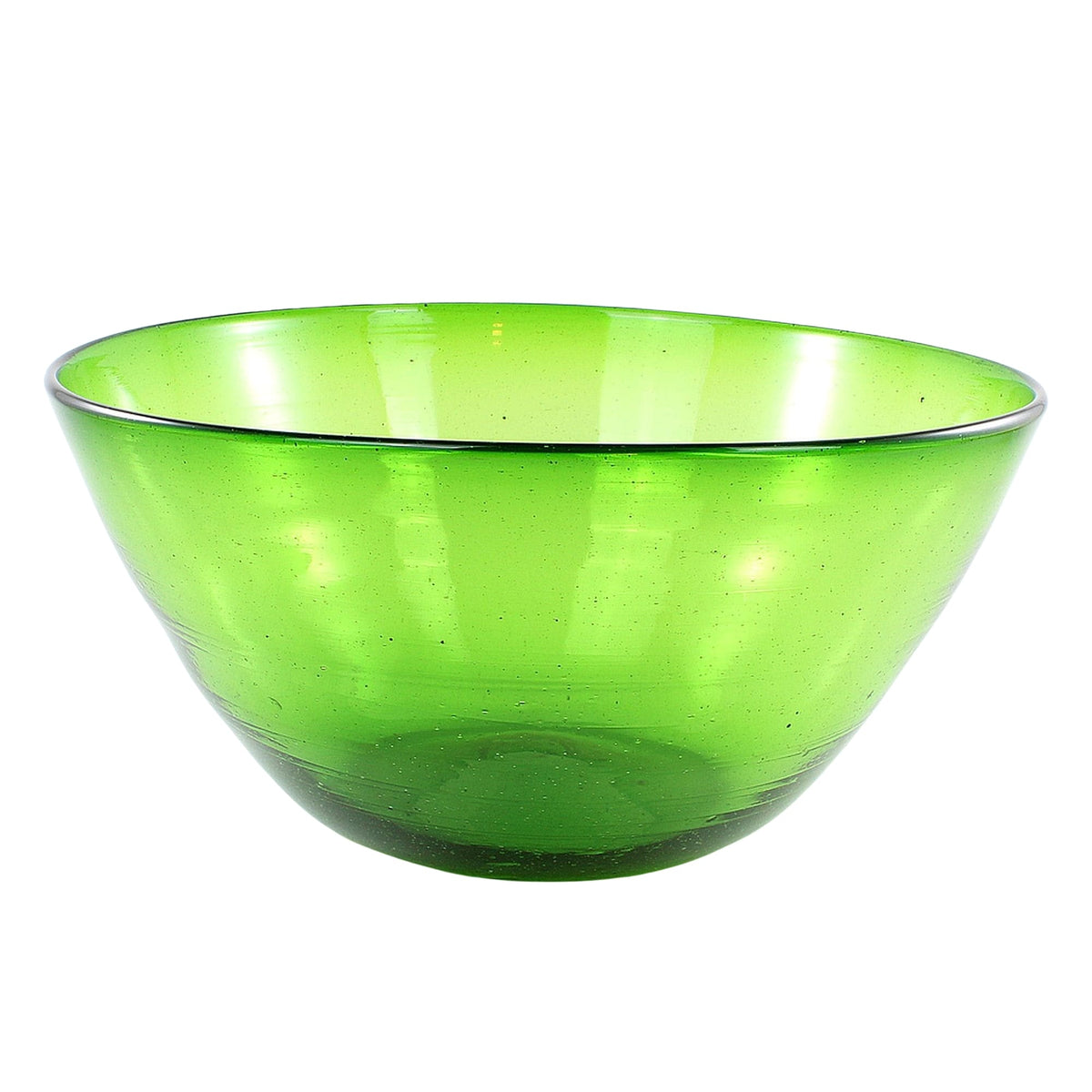 Glasschale UNICOLOR green large – Daisy Gees GmbH