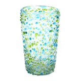 Trinkglas CONFETTI green turquoise highball conical 400ml