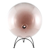 Glaskugel Rosenkugel UNICOLOR transparent durchsichtig rosa uva esfera 30cm XXL mundgeblasen Mexiko mexikanisch