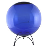 Glaskugel Rosenkugel UNICOLOR cobalt esfera 30cm XXL mundgeblasen Mexiko mexikanisch