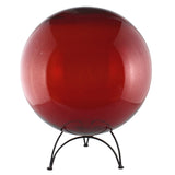 Glaskugel Rosenkugel UNICOLOR red esfera 30cm XXL mundgeblasen Mexiko mexikanisch