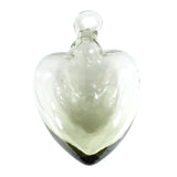 Wunderschöne Glasherzen aus Mexiko, mundgeblasen - Glas Herz groß transparent / durchsichtig - aus Vollglas (nicht bemalt) in mehreren Farben