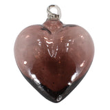 Wunderschöne Glasherzen aus Mexiko, mundgeblasen - Glas Herz groß rosa - aus Vollglas (nicht bemalt) in mehreren Farben