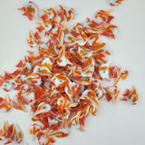 Icon Skalar orange / pez angel naranja - Dekostein Streudeko mundgeblasen, handgefertigt