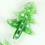 Icon Weihnachtsbaum weiß / arbol de navidad - Dekostein Streudeko mundgeblasen, handgefertigt