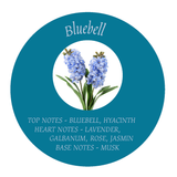 BLUEBELL Duftkerze aus Sojawachs im Glas UNICOLOR cobalt vaso classic dof 330ml