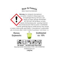 PEAR & FREESIA Duftkerze aus Sojawachs im Glas UNICOLOR green vaso conical dof 250ml