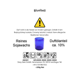 BLUEBELL Duftkerze aus Sojawachs im Glas UNICOLOR cobalt vaso classic dof 330ml
