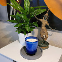 BLUEBELL Duftkerze aus Sojawachs im Glas UNICOLOR cobalt vaso conical dof 250ml