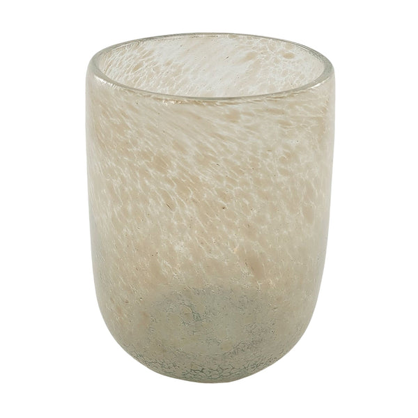 Kerzenglas POLVO beige envase ovalado highball 500ml