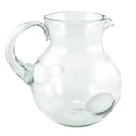 Glaskrug SPLASH white 4 Punkte bola normal 2500ml handmade fairtrade