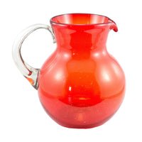 Glaskrug UNICOLOR red bola normal 2500ml handmade fairtrade