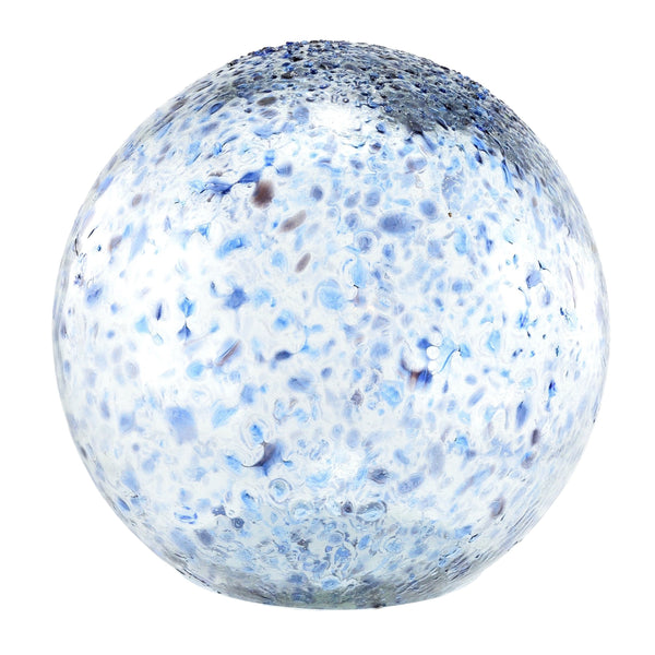 Glaskugel CONFETTI clear cobalt esfera 26cm