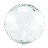 Glaskugel DOTS clear esfera 26cm handmade fairtrade