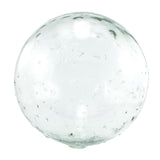 Glaskugel DOTS clear esfera 26cm handmade fairtrade