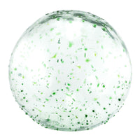 Glaskugel DOTS green esfera 26cm handmade fairtrade