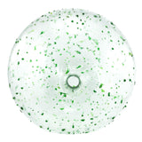 Glaskugel DOTS green esfera 26cm handmade fairtrade