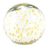 Glaskugel DOTS orange esfera 26cm handmade fairtrade