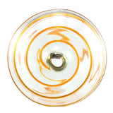 Glaskugel SERPENTINAS orange esfera 26cm handmade fairtrade