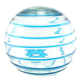 Glaskugel SERPENTINAS turquoise esfera 26cm handmade fairtrade