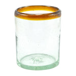 Trinkglas RIM amber lowball classic 330ml handmade fairtrade