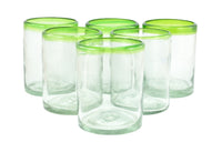 Trinkglas RIM lemon green lowball classic 330ml