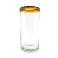 Trinkglas RIM amber highball classic 330ml handmade fairtrade