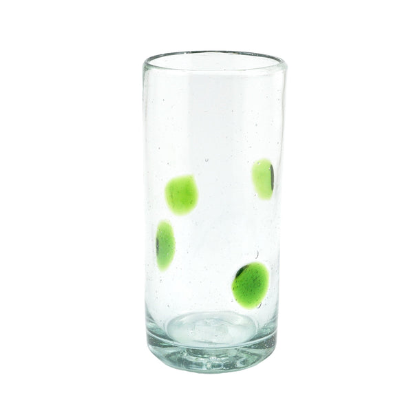 Trinkglas SPLASH lemon green highball classic 330ml handmade fairtrade