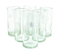 Trinkglas SPLASH white highball classic 330ml handmade fairtrade