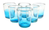 Trinkglas COLOR DOWN turquoise lowball conical 250ml