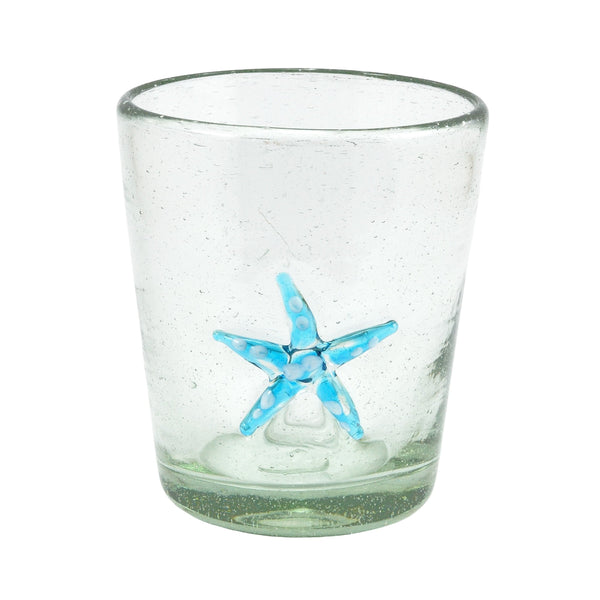 Trinkglas ICON STARFISH lowball conical 250ml handmade fairtrade