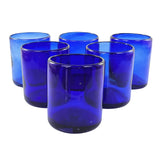Trinkglas UNICOLOR cobalt lowball classic 330ml