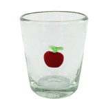 Gläserset "Früchte" konische Glasform mit Icons
