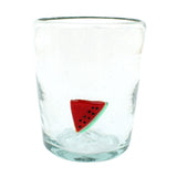 Gläserset "Früchte" konische Glasform mit Icons
