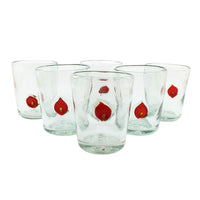 Trinkglas ICON ANTURIO rojo lowball conical 250ml