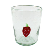 Sojawachs Kerze im Glas Serie Icons STRAWBERRY Erdbeere vaso conical dof 250ml