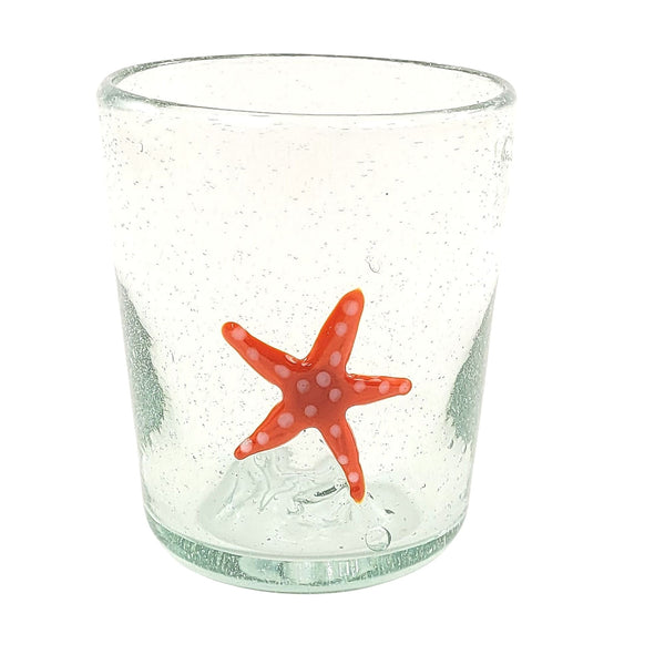 Trinkglas ICON STARFISH coral lowball conical 250ml