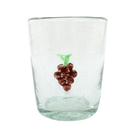 Sojawachs Kerze im Glas Serie Icons UVAS Weintrauben vaso conical dof 250ml