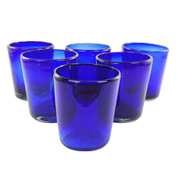 Trinkglas UNICOLOR cobalt lowball conical 250ml