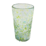 Trinkglas CONFETTI green turquoise highball conical 400ml
