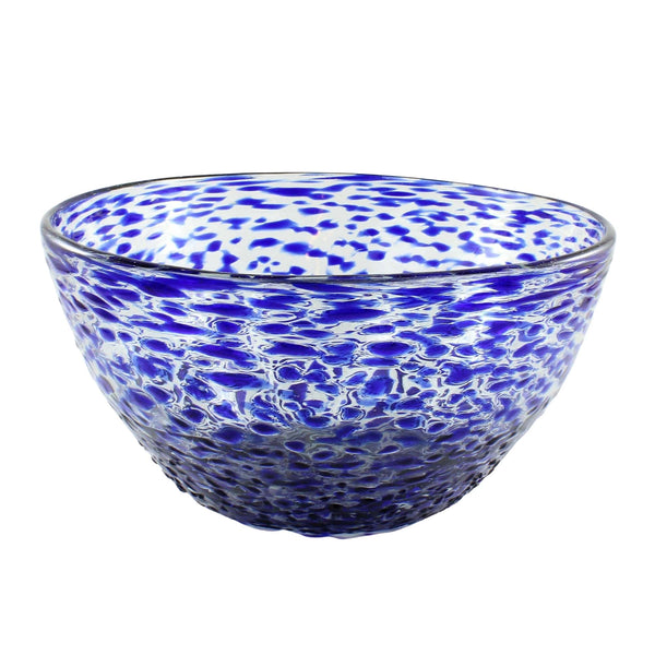 Glasschale CONFETTI cobalt large