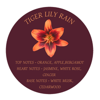 TIGER LILY RAIN Duftkerze aus Sojawachs im Glas PINTAS amber vaso classic dof 330ml